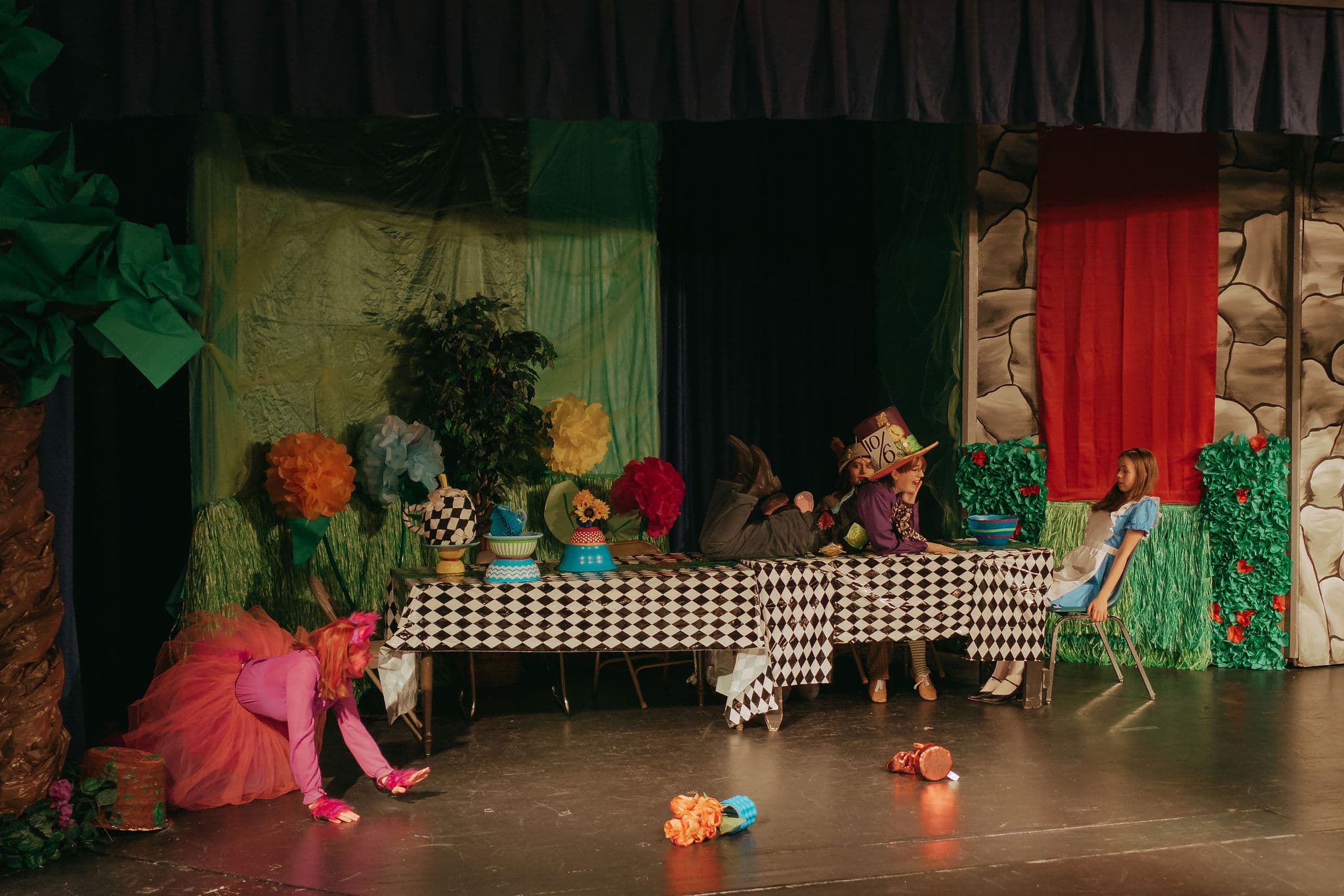 Alice in Wonderland rehearsal photo