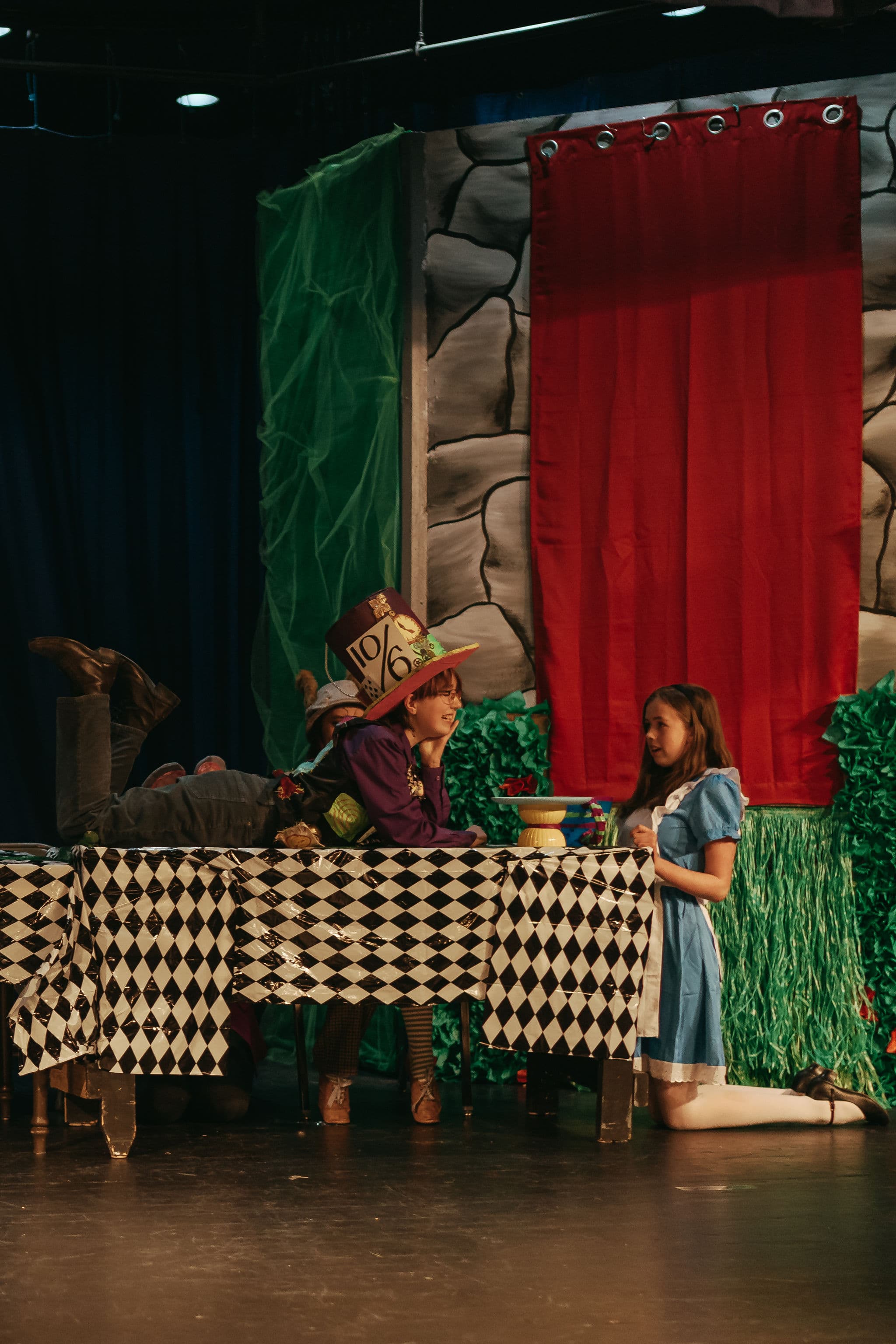 Alice in Wonderland rehearsal photo