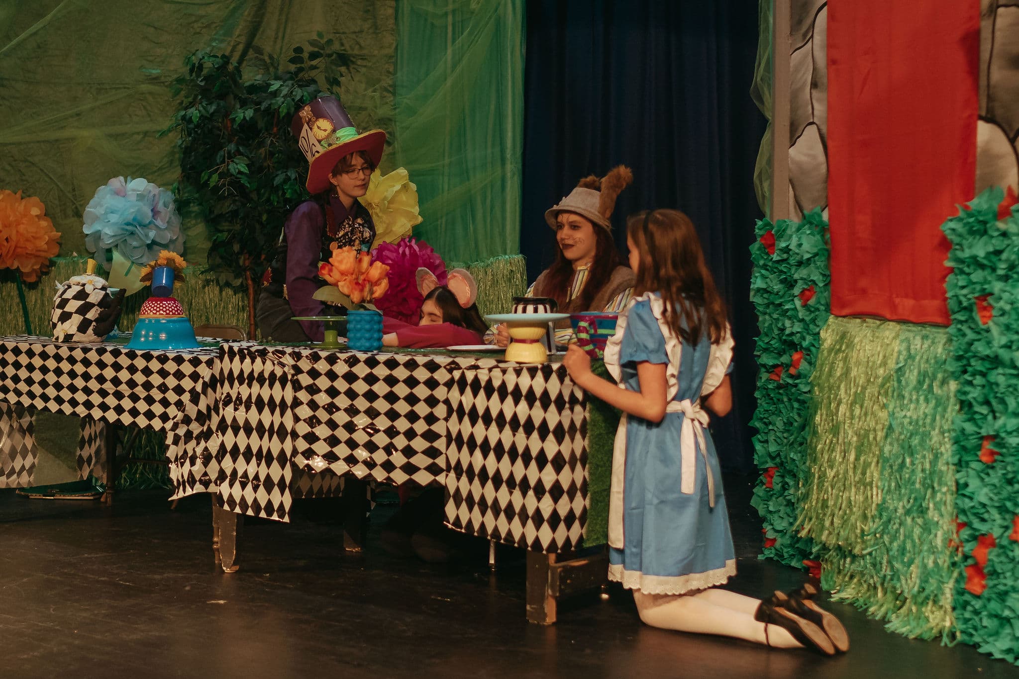 Alice in Wonderland rehearsal photo