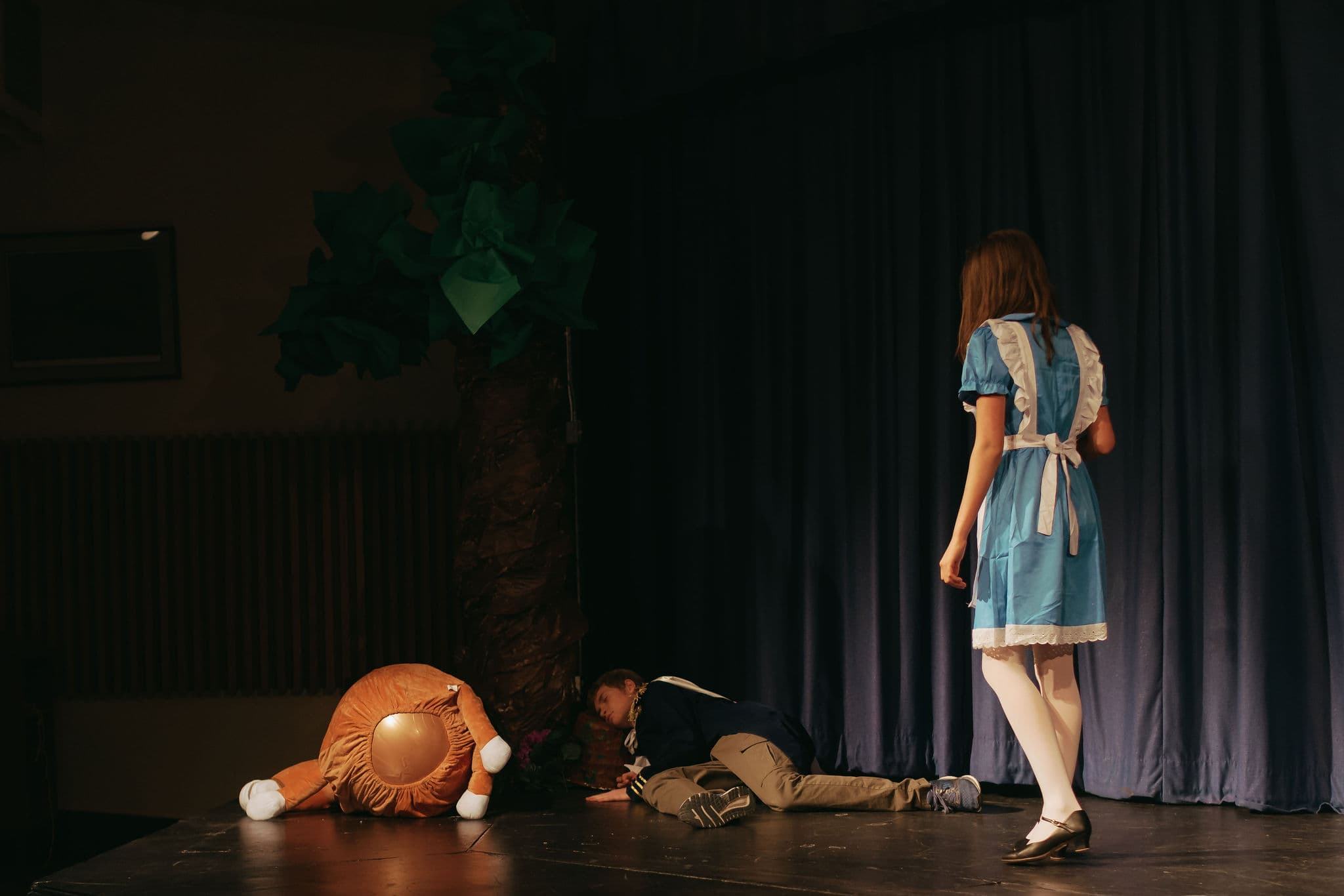 Alice in Wonderland rehearsal photo