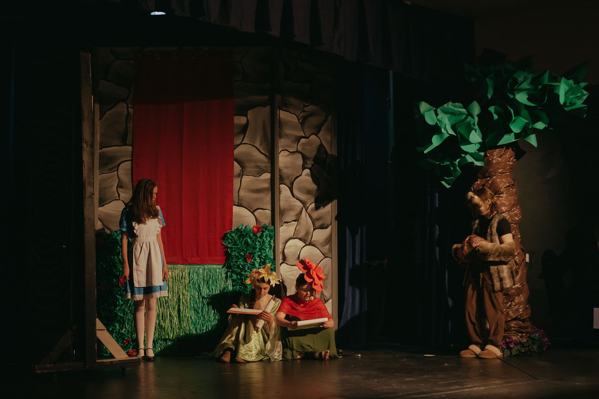 Alice in Wonderland rehearsal photo