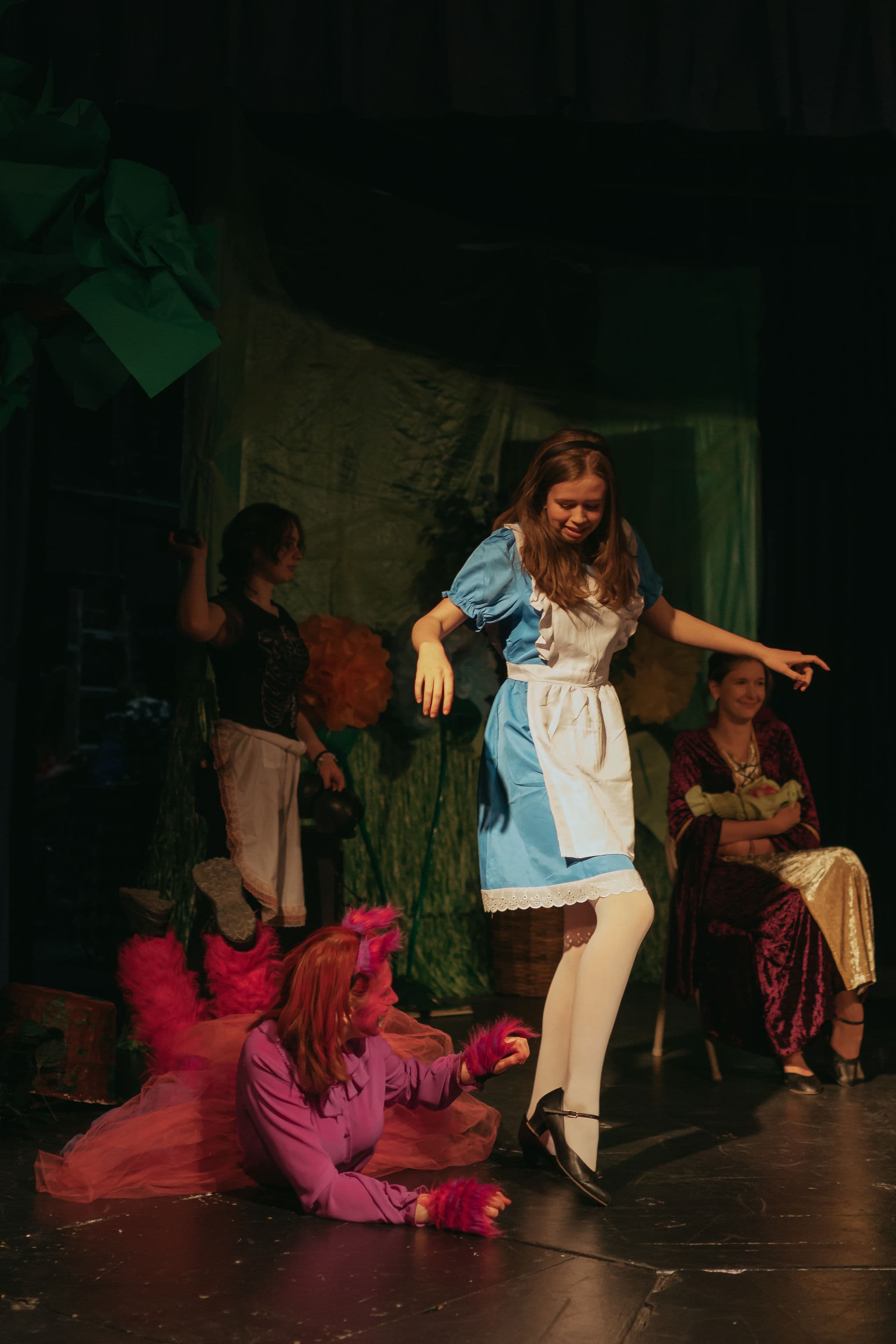 Alice in Wonderland rehearsal photo