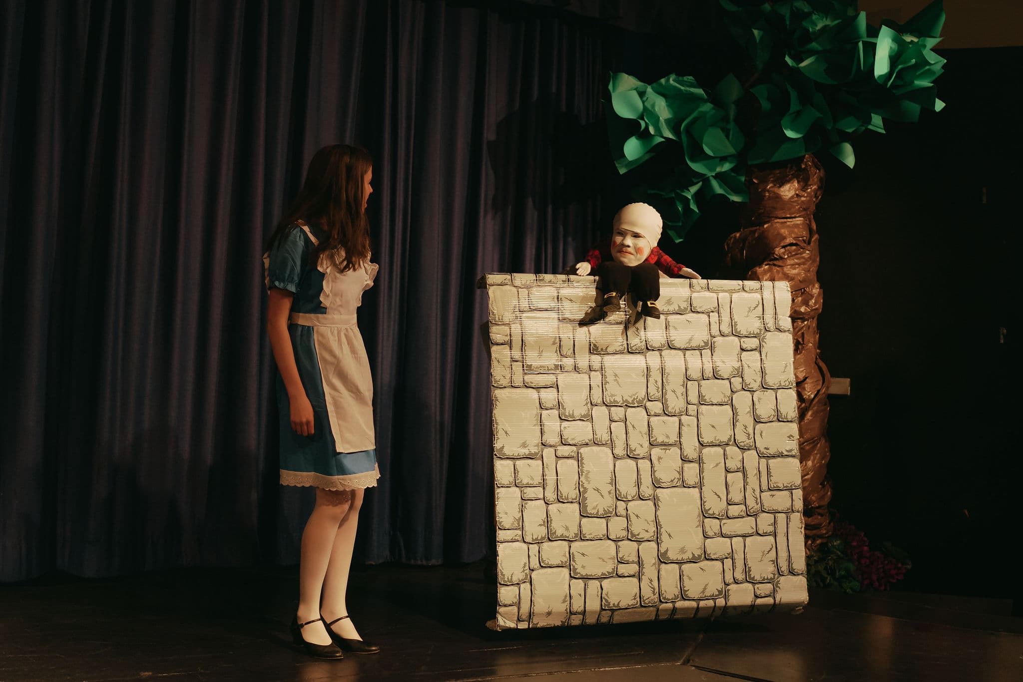 Alice in Wonderland rehearsal photo