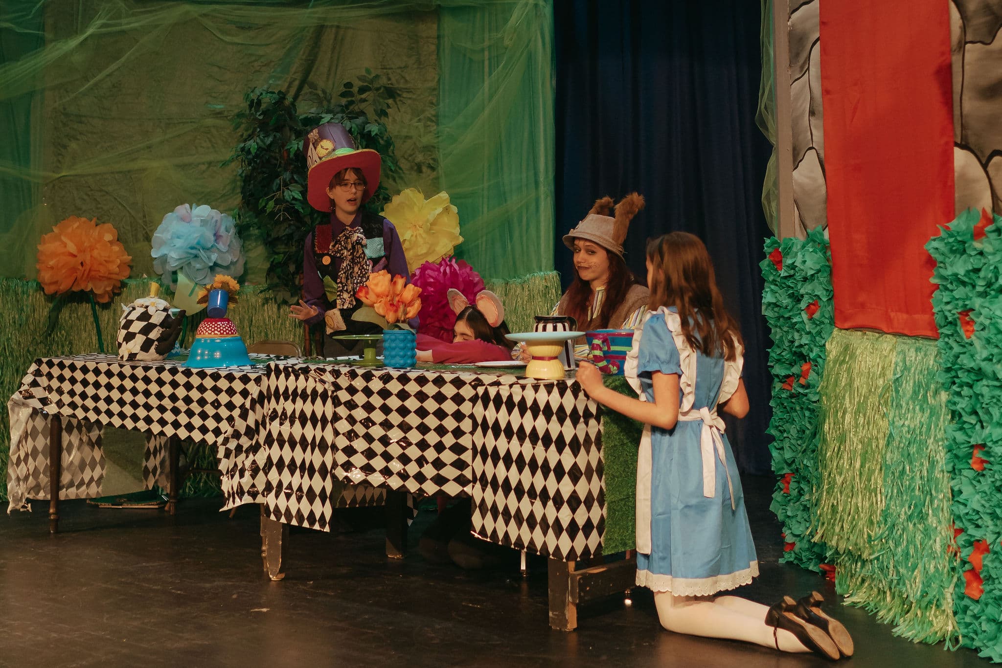 Alice in Wonderland rehearsal photo