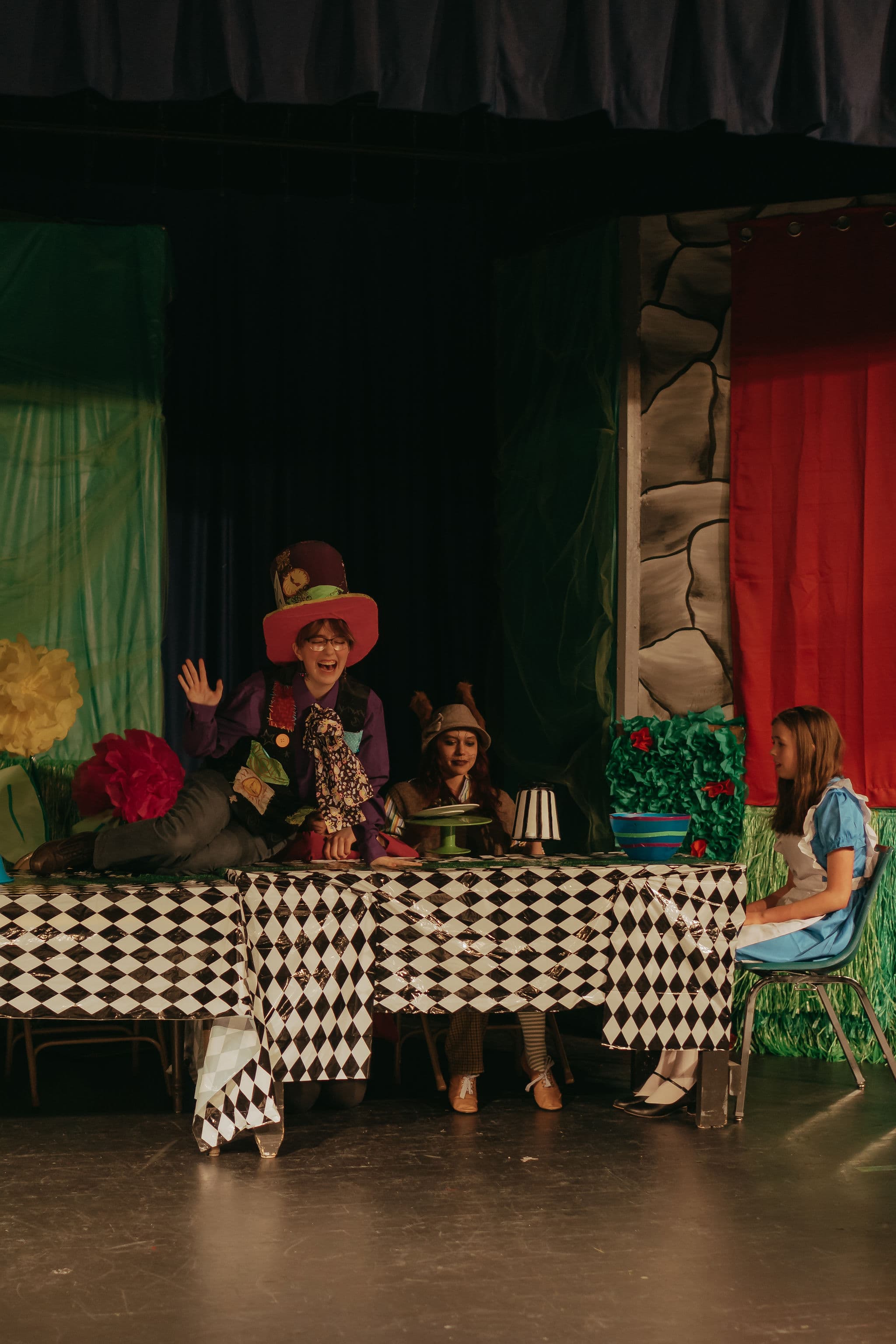 Alice in Wonderland rehearsal photo