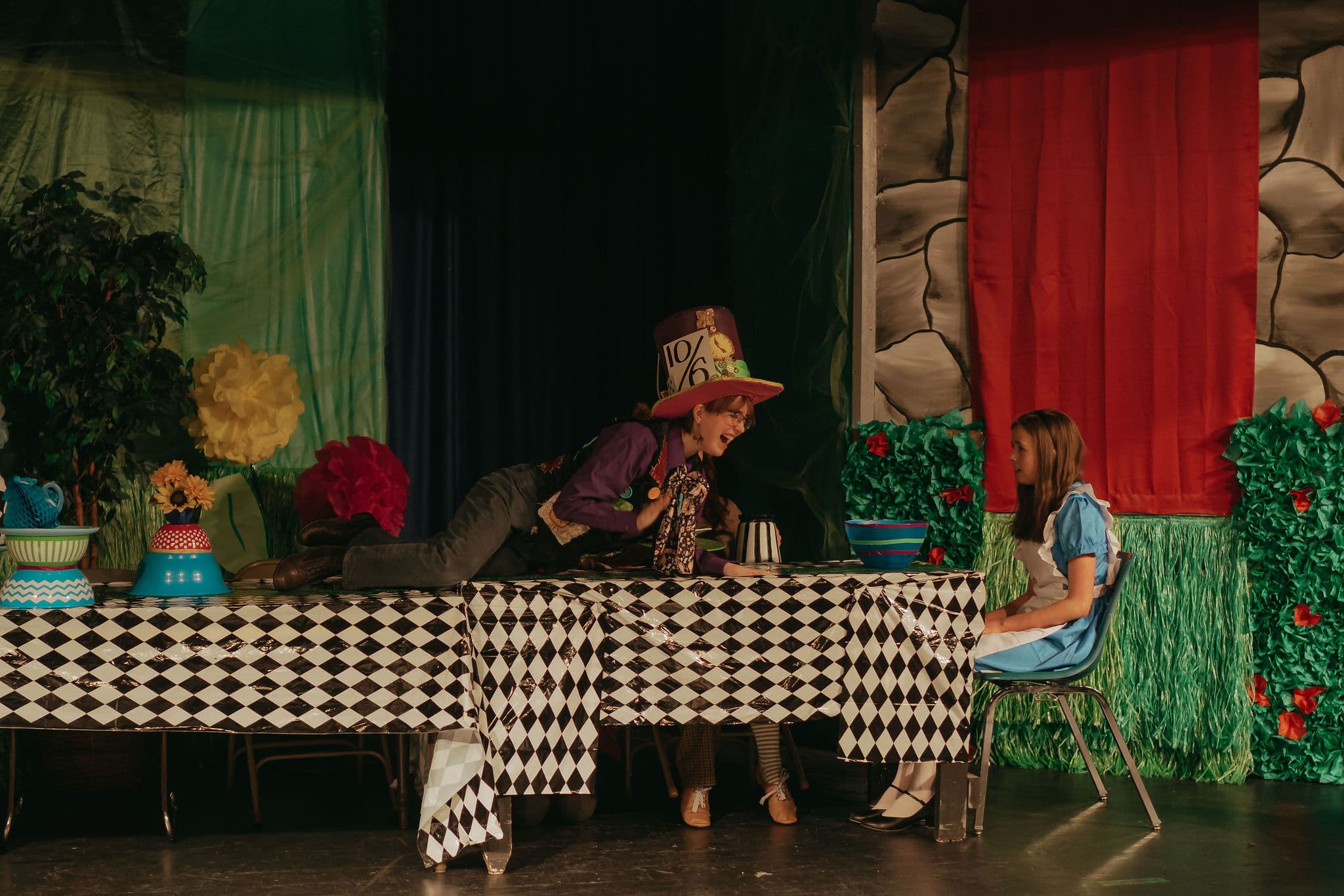 Alice in Wonderland rehearsal photo