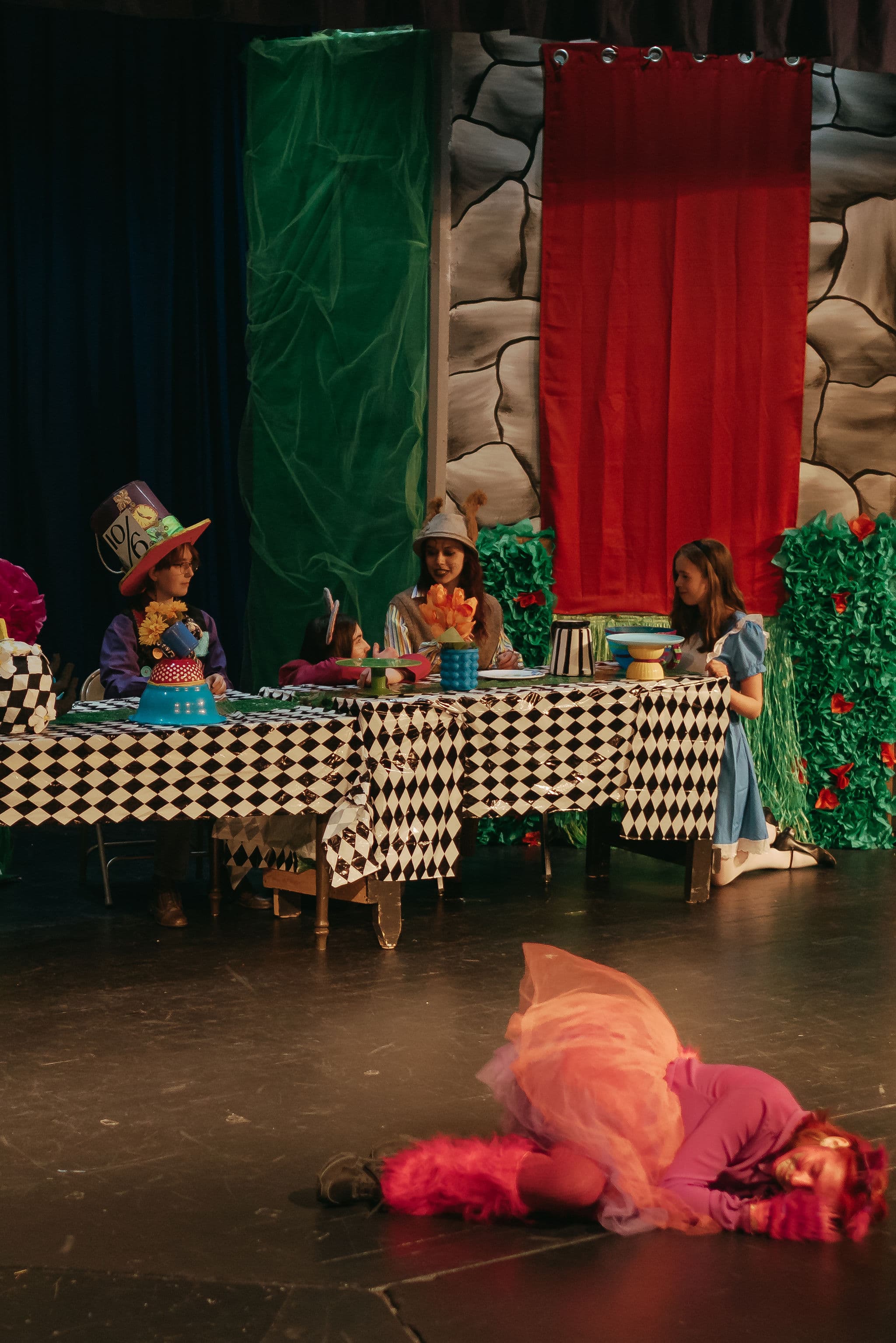 Alice in Wonderland rehearsal photo