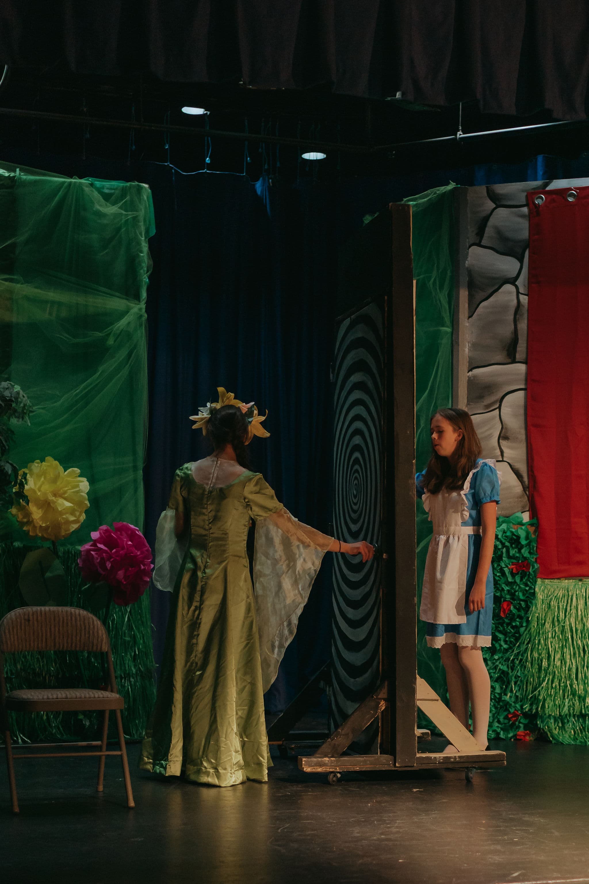 Alice in Wonderland rehearsal photo