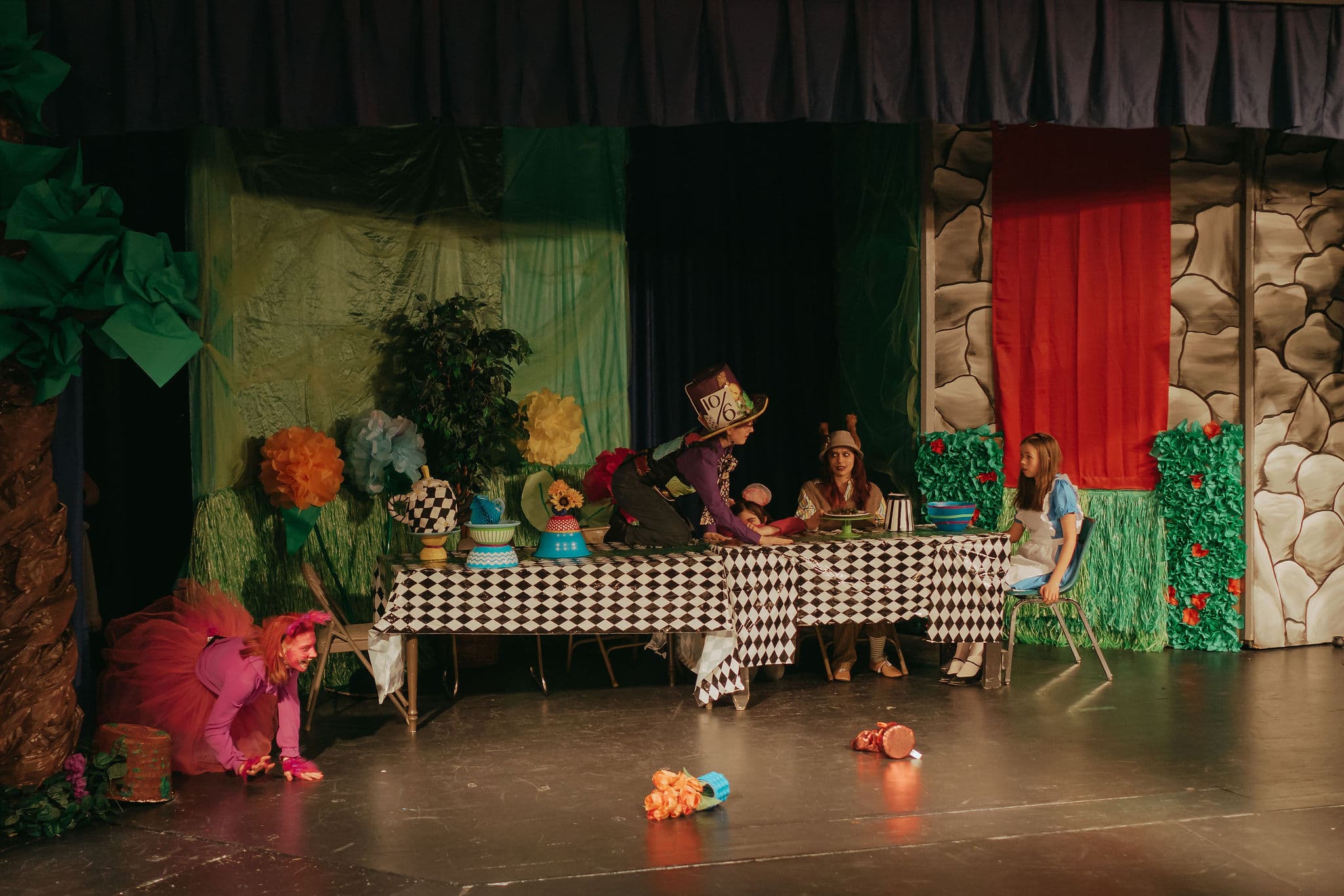 Alice in Wonderland rehearsal photo