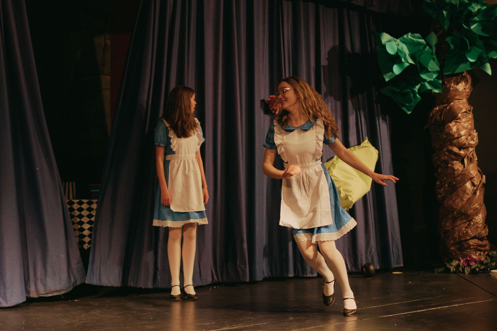 Alice in Wonderland rehearsal photo