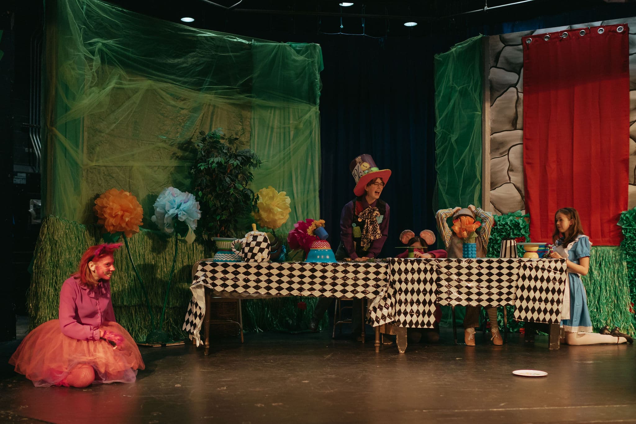 Alice in Wonderland rehearsal photo