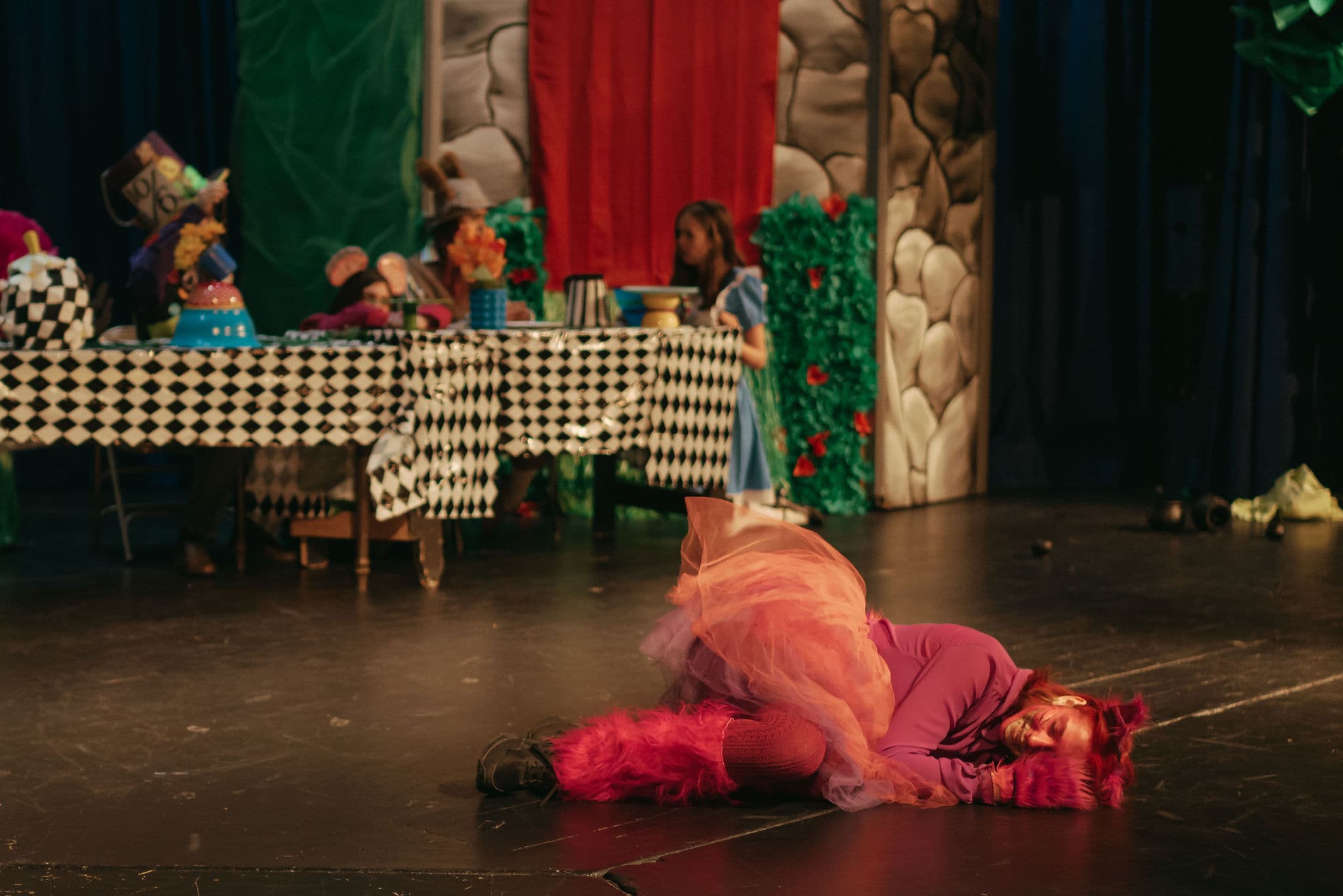 Alice in Wonderland rehearsal photo