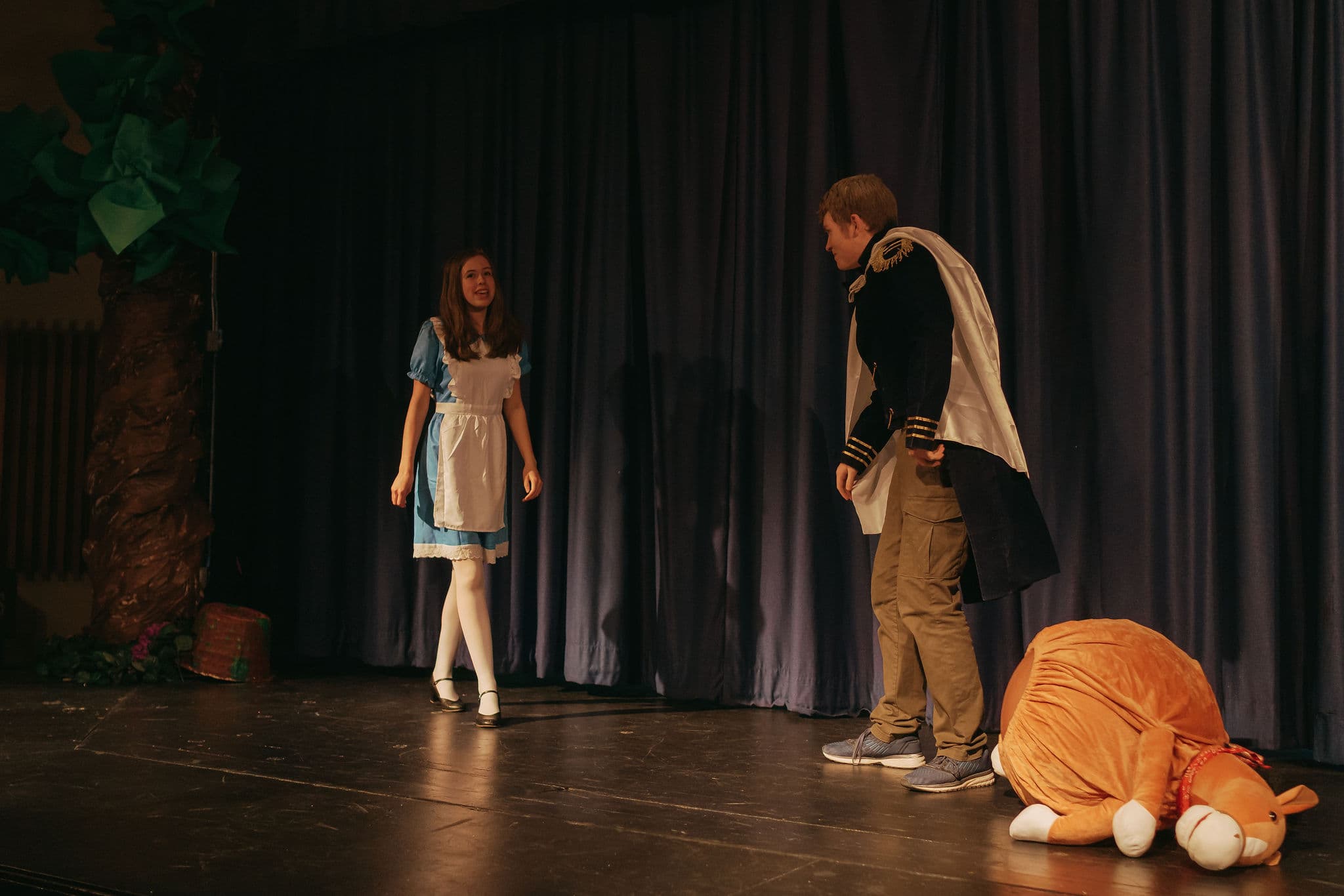 Alice in Wonderland rehearsal photo