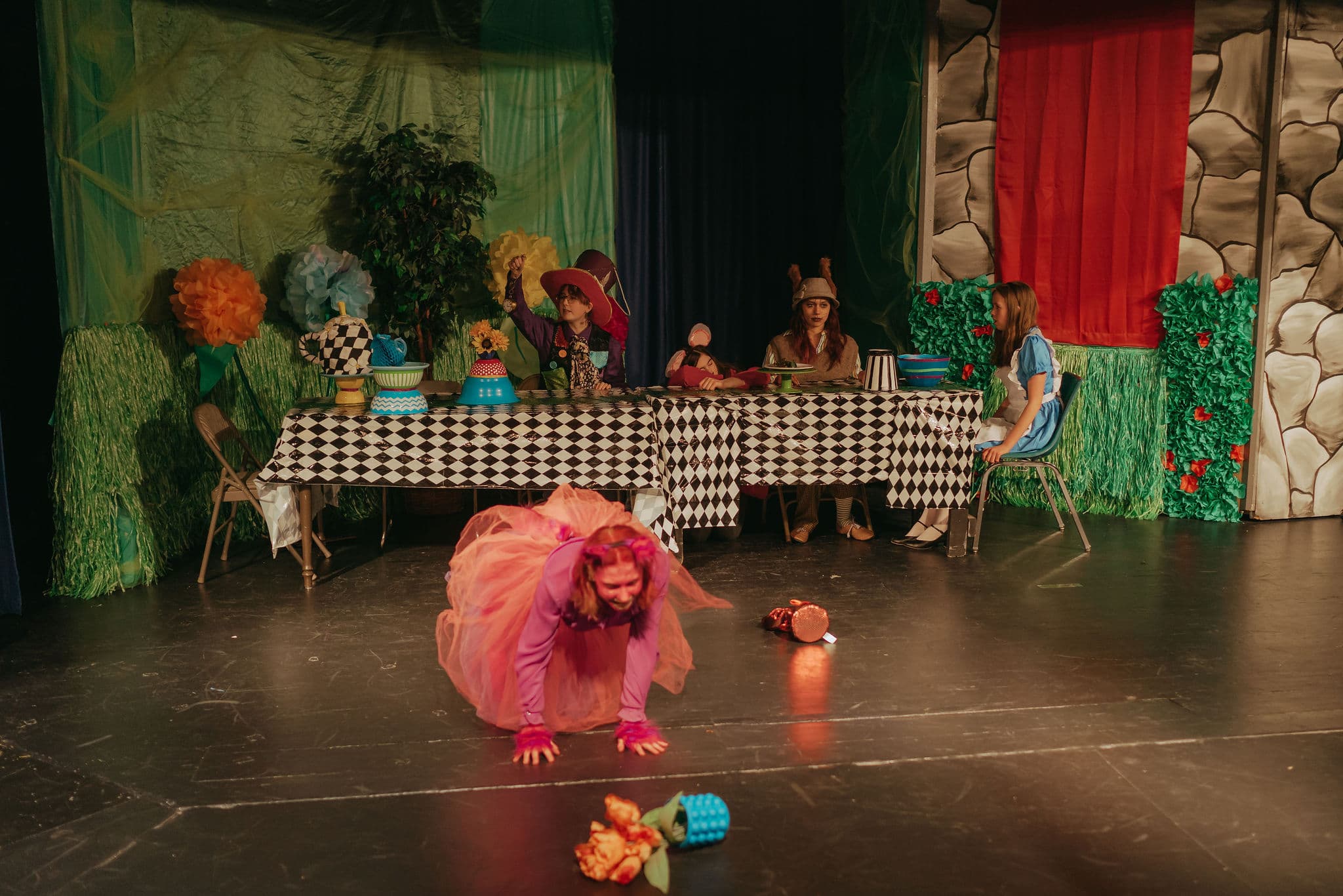 Alice in Wonderland rehearsal photo